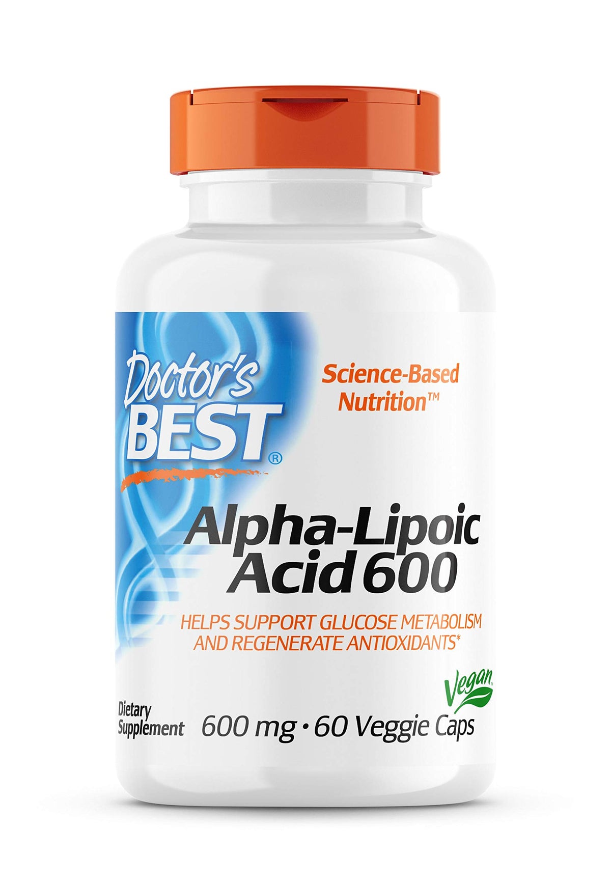 Doctor's BEST Alpha Lipoic Acid 600mg - 60 Tablets