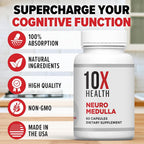 10X Health Neuro Medulla Brain Supplement for Memory and Focus - 60 Capsules - image 5