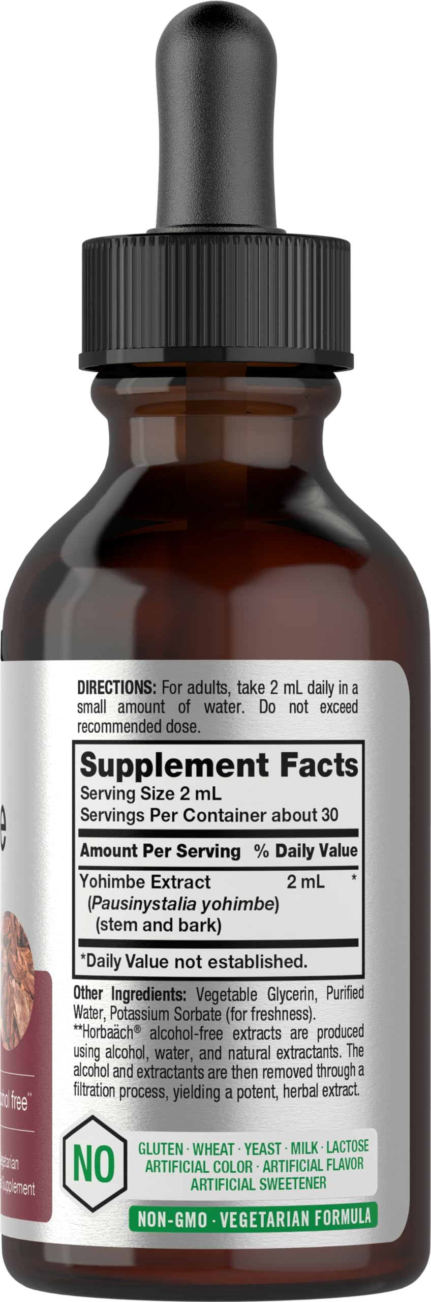 Horbäach Yohimbe Bark Liquid Extract - 2 Fl Oz - image 2