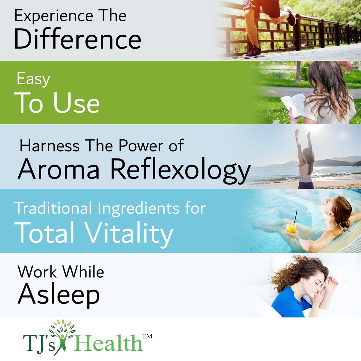 TJ's Health Organic Sleep Foot Pads - 30 Patches - image 3