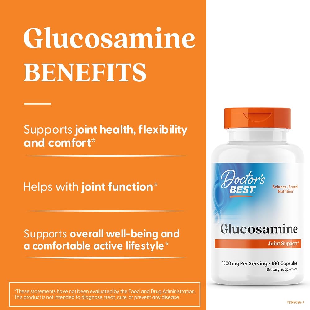 Doctor's BEST Glucosamine Supplement Joint Support - 180 Capsules - image 4
