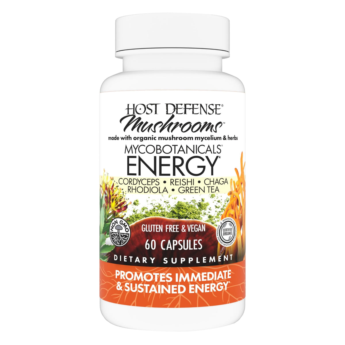 Host Defense MycoBotanicals Liver Capsules - 60 Capsules