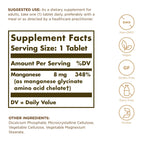 Solgar Chelated Manganese - 100 Tablets - image 2