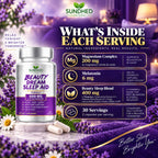 Sundhed Natural Beauty Dream Sleep Aid with Melatonin - 60 Capsules - image 2