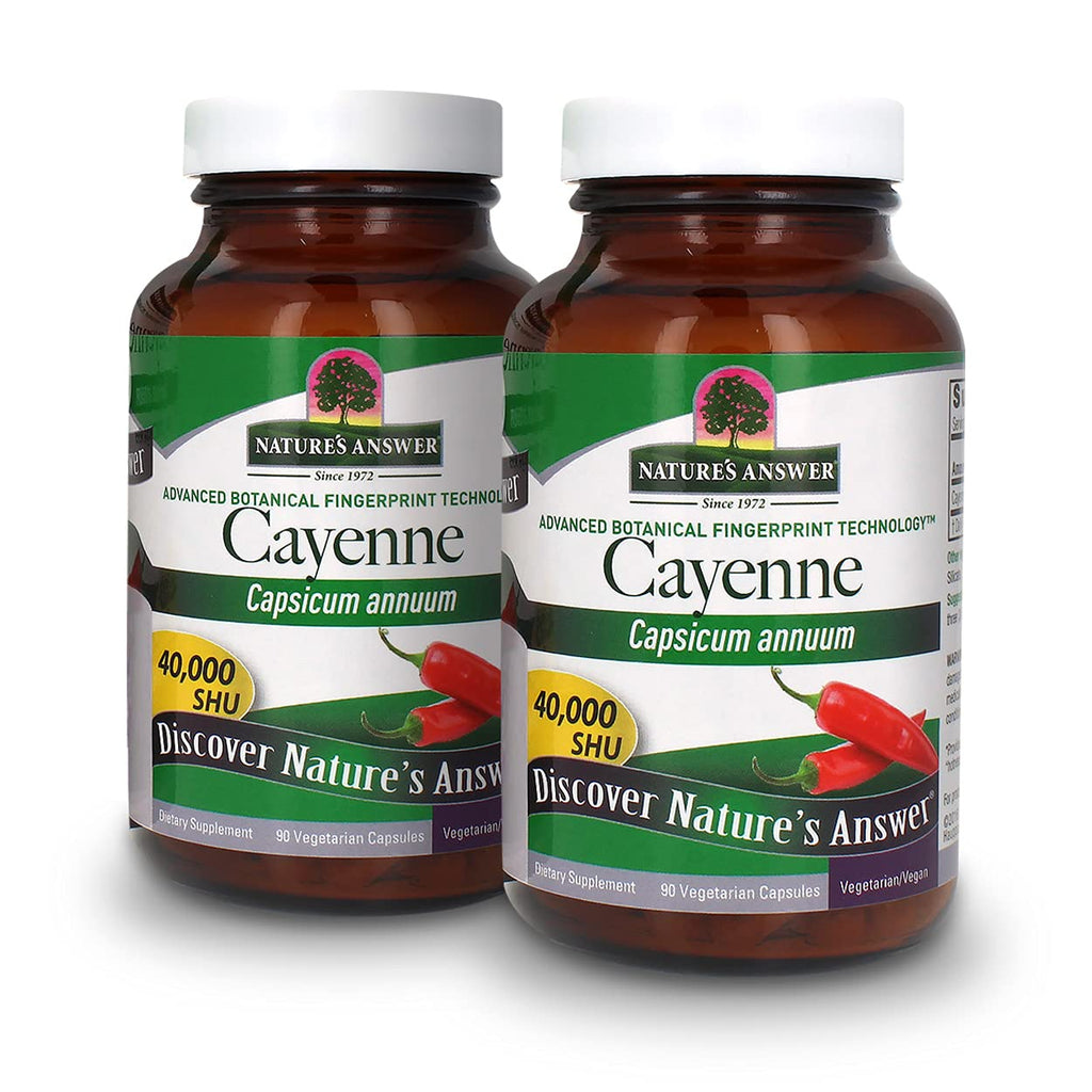 Nature's Answer Cayenne Pepper Powder Capsules - 90 Count