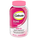 Caltrate 600 Plus D3 Calcium and Vitamin D Supplement - 200 Tablets