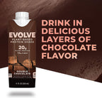 Evolve Protein Shake Classic Chocolate - 4 Pack (11 Fl Oz Each) - image 3