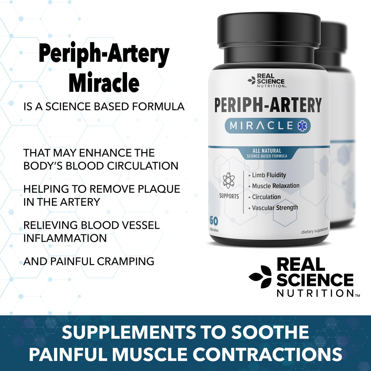 Real Science Nutrition Periph-Artery Vascular Supplement - 60 Capsules - image 4