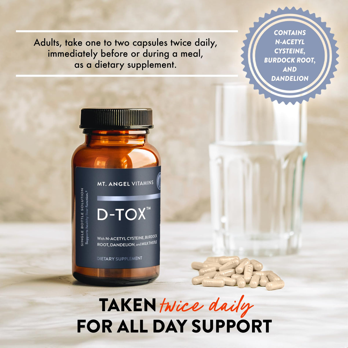 Mt. Angel Vitamins D-Tox - Advanced Liver Cleanse & Detox Repair - image 5