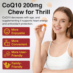 ZEBORA CoQ10 200mg Gummies, Orange Flavor - 90 Gummies - image 3