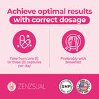 ZENZSUAL Libizenzs Plant-Based Energy Support for Women - 90 Capsules - image 5