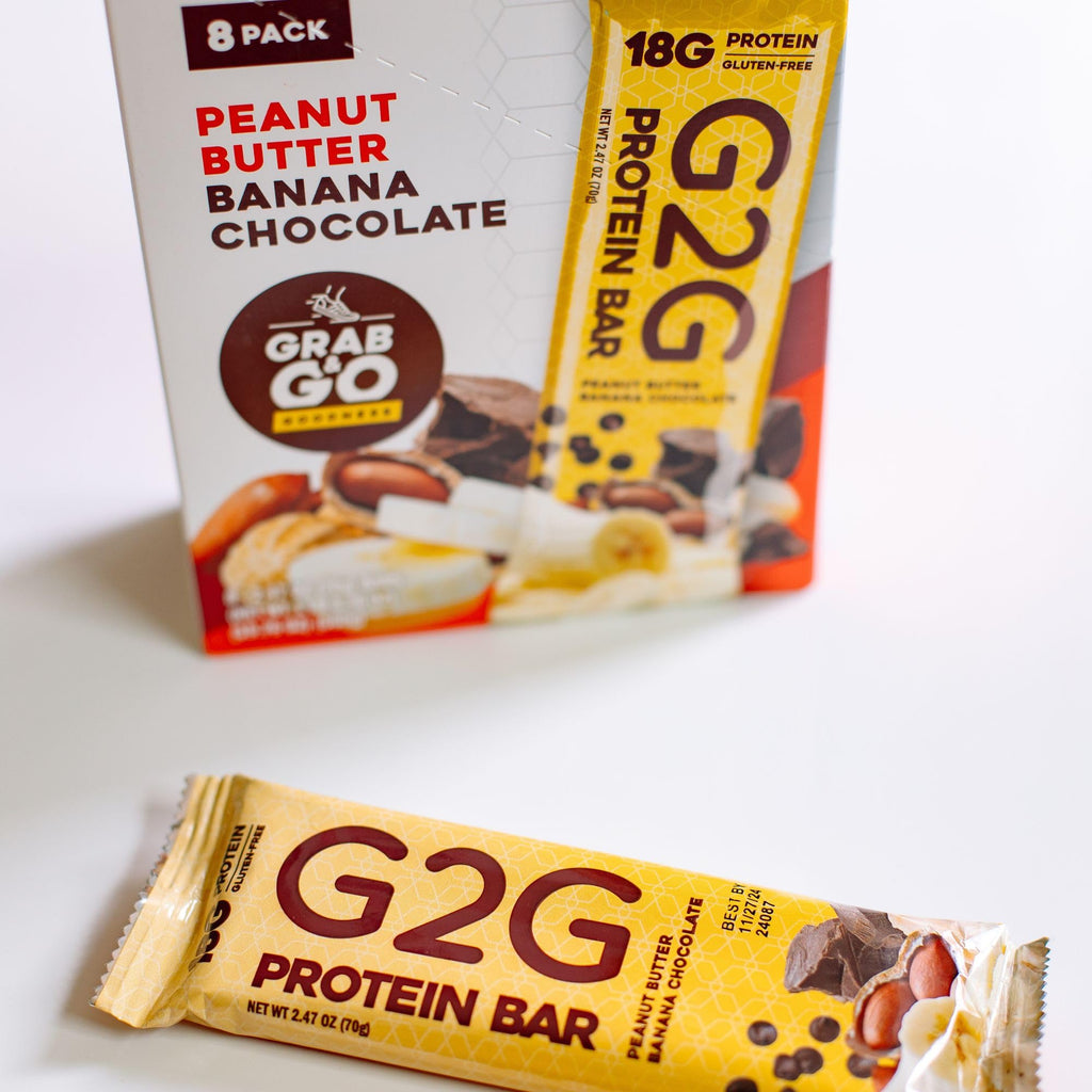 G2G Protein Bar, Peanut Butter Banana Chocolate Parent