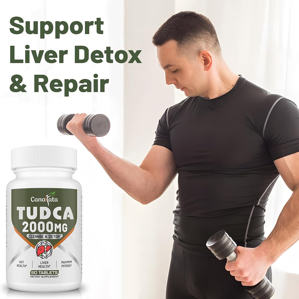 Canarata TUDCA Liver Supplements 2000mg-Liver Detox & Cleanse