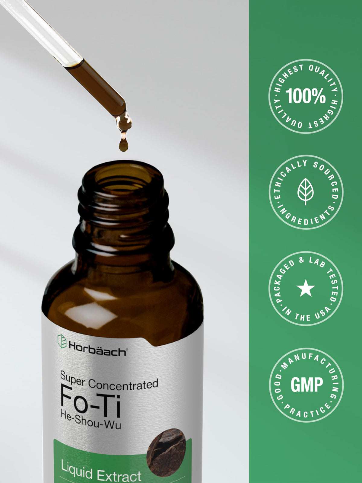 Horbäach Fo-Ti Root Alcohol Free Extract - 2 fl oz - image 7