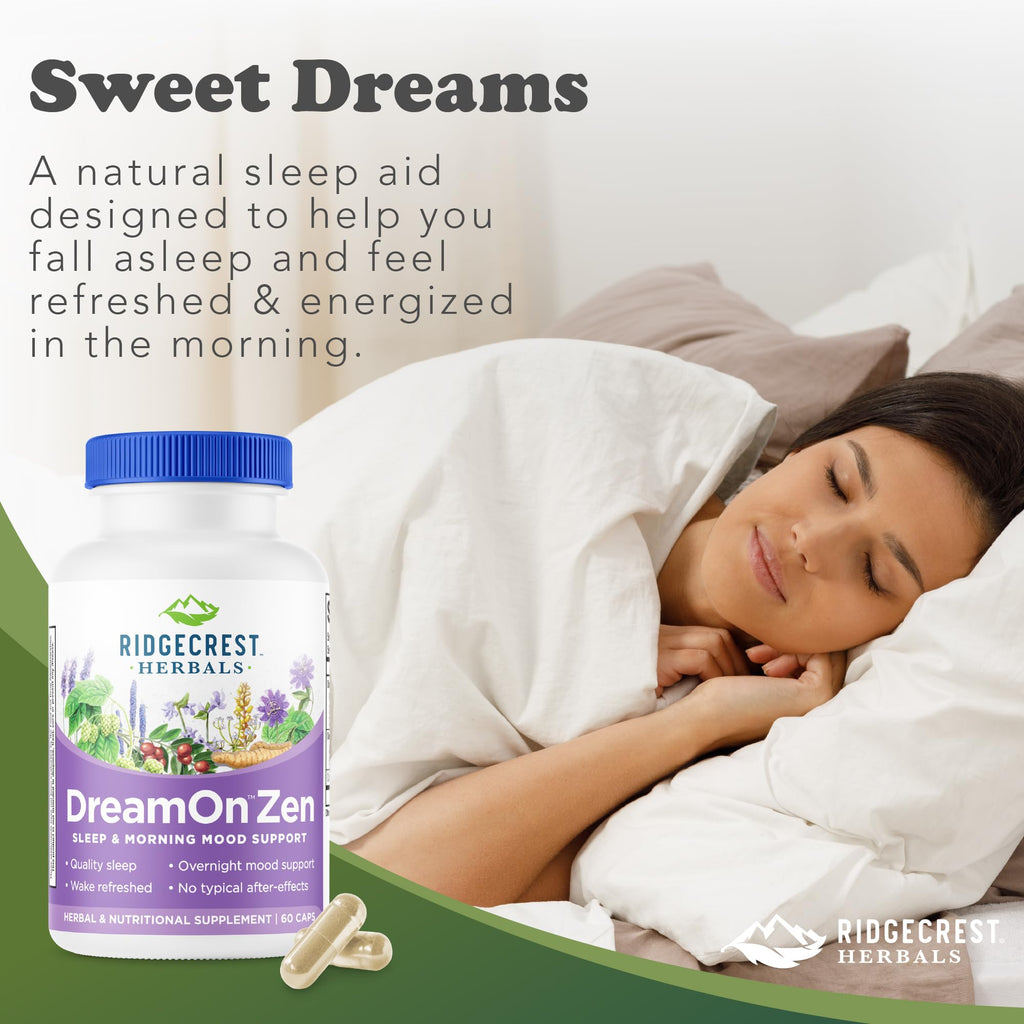 RidgeCrest Herbals DreamOn Zen Sleep Support - 60 Capsules - image 6