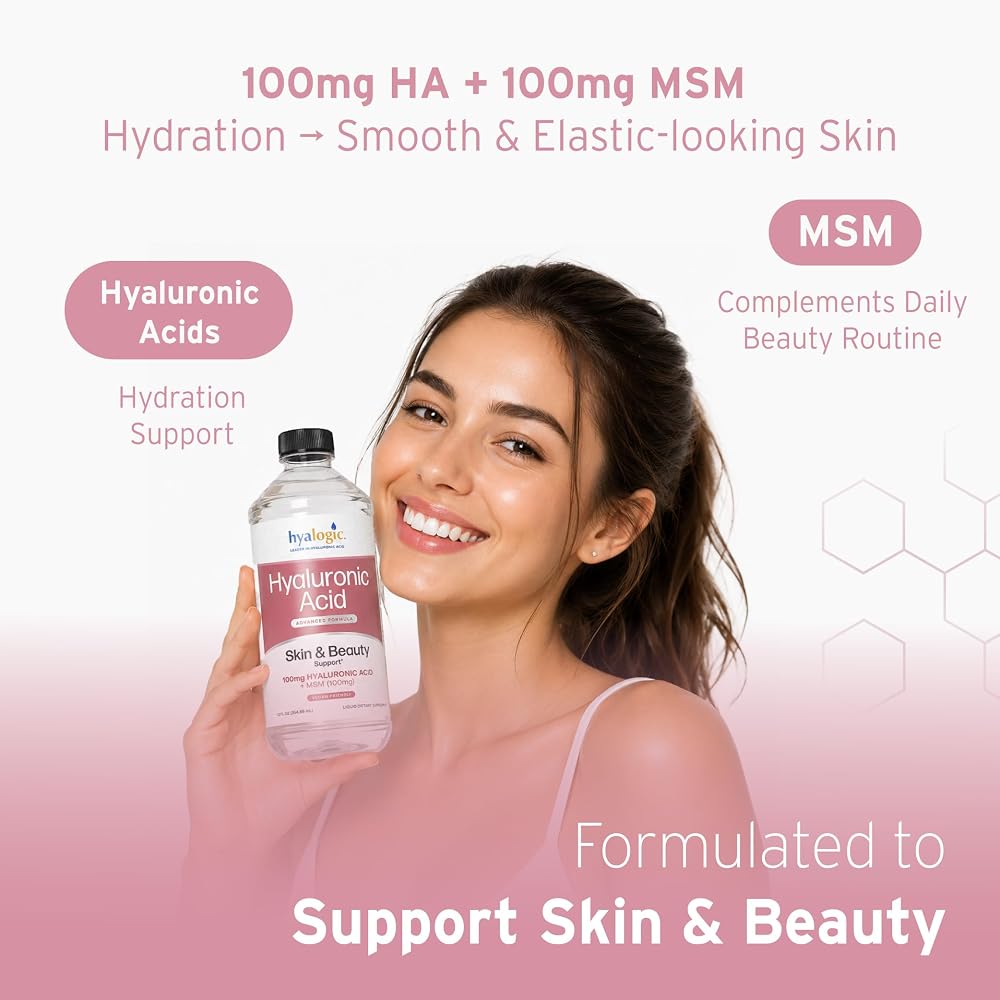 Hyalogic Advanced Formula Liquid Hyaluronic Acid Supplement - 12 oz - image 3