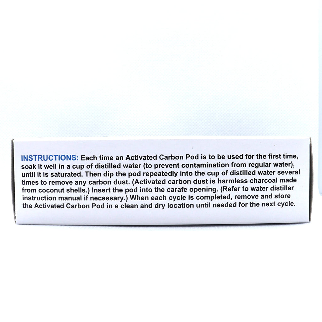 H2o Labs Activated Carbon Pods for Model 200 Water Distiller - 6 Pack - image 4
