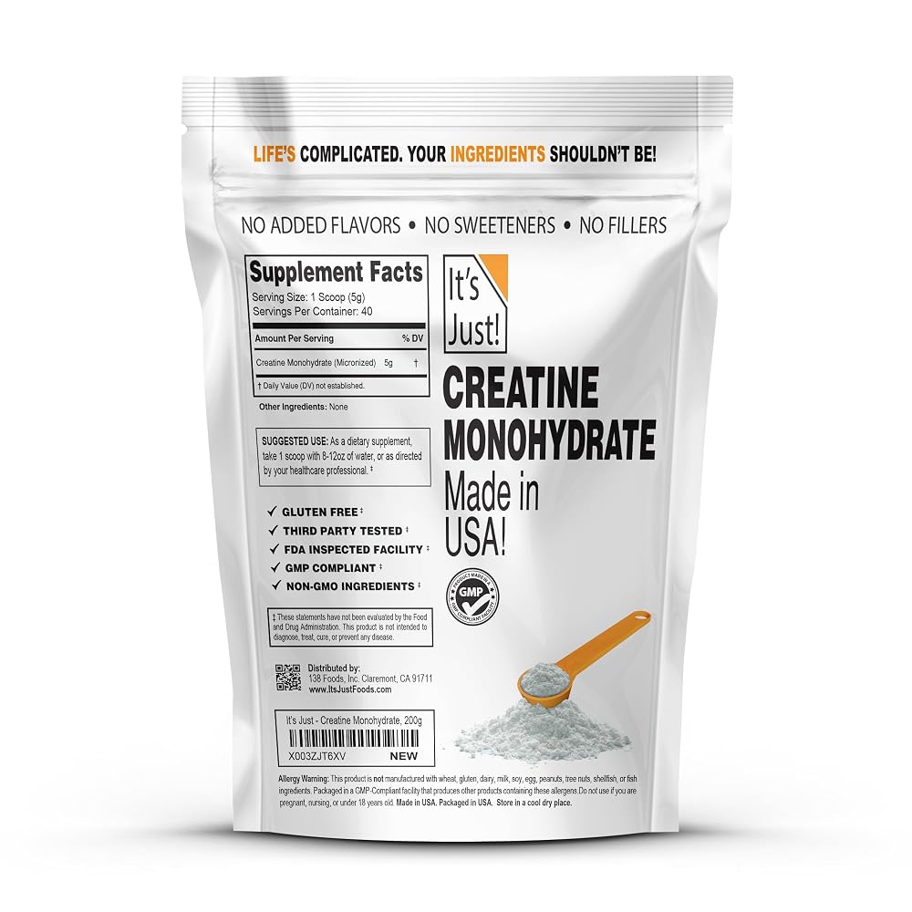 It's Just! - Creatine Monohydrate Powder