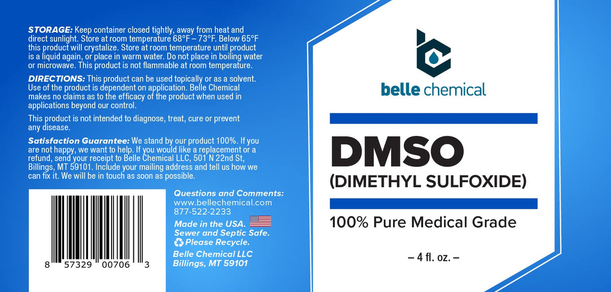 Belle Chemical DMSO Topical Solvent - 4 oz - image 2