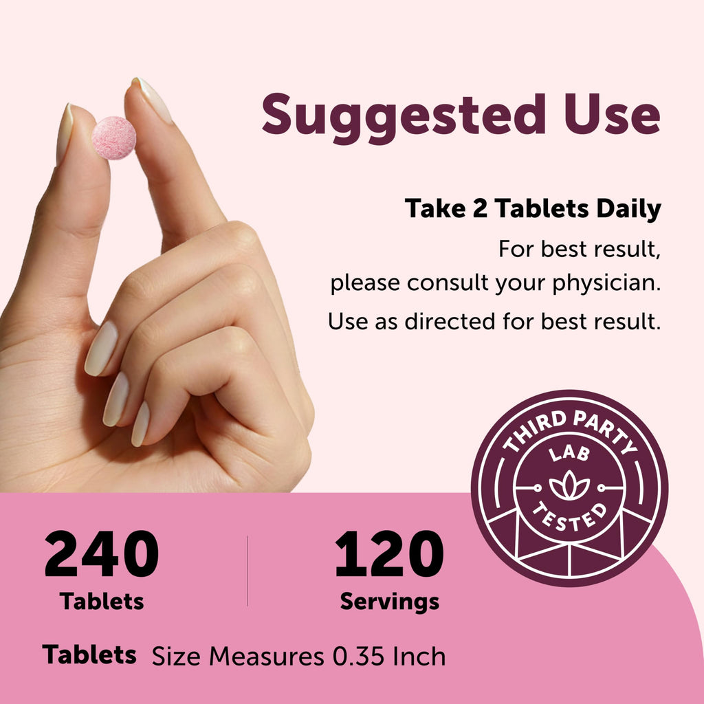 Micro Ingredients Vitamin B12 5000 mcg Methylcobalamin - 240 Tablets - image 4