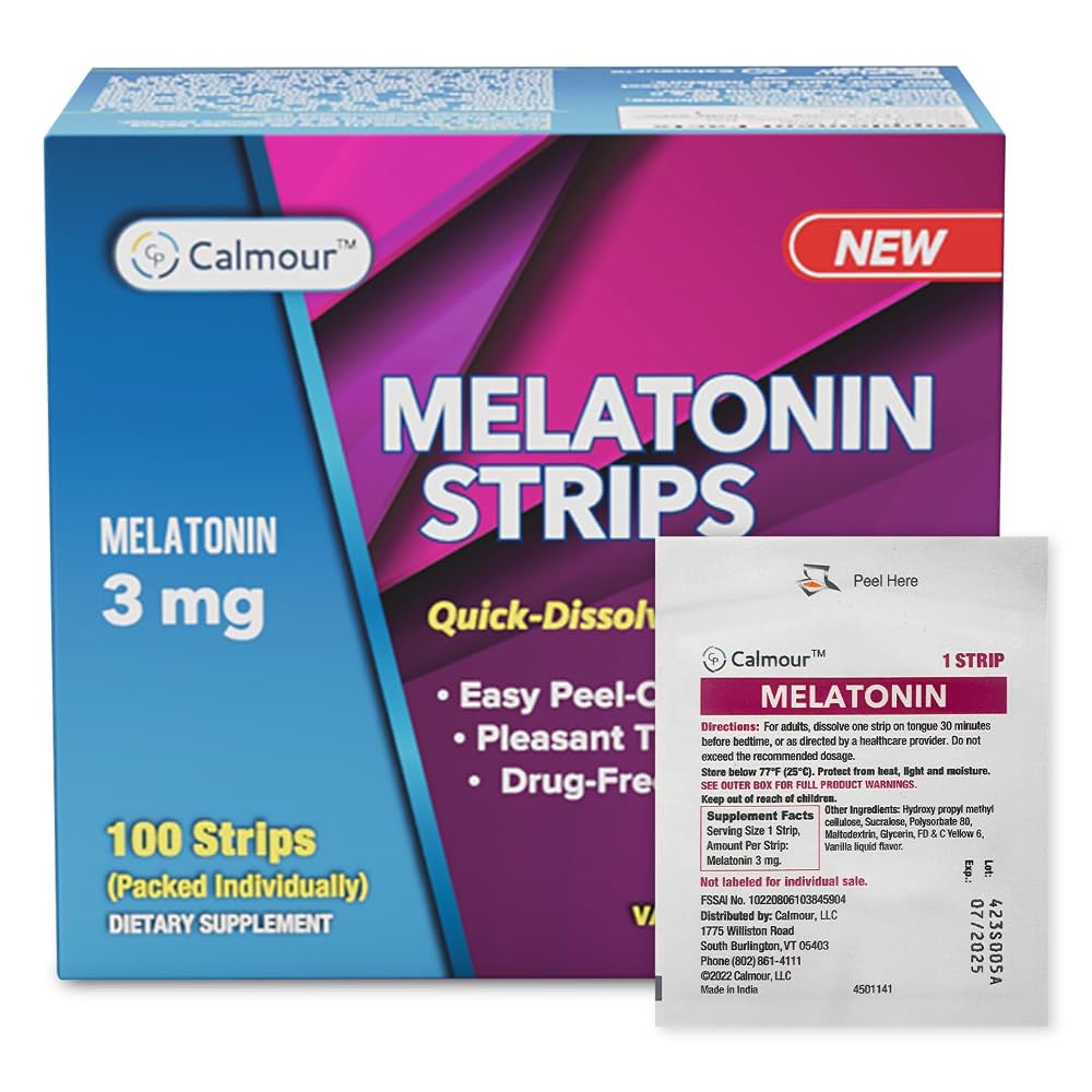 CALMOUR Oral Sleep Strips