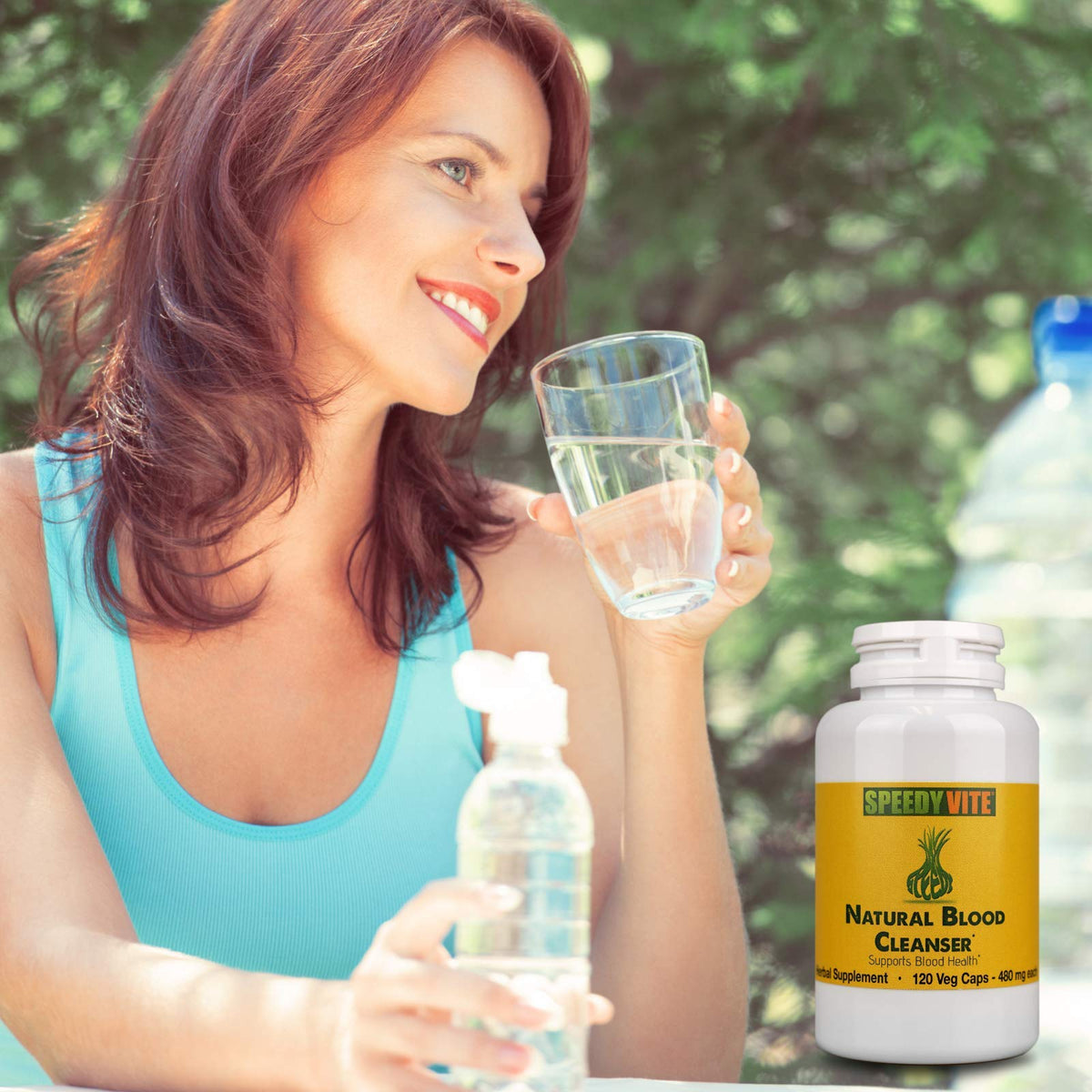 SpeedyVite Natural Blood Cleanser - 120 Vegetable Capsules - image 3