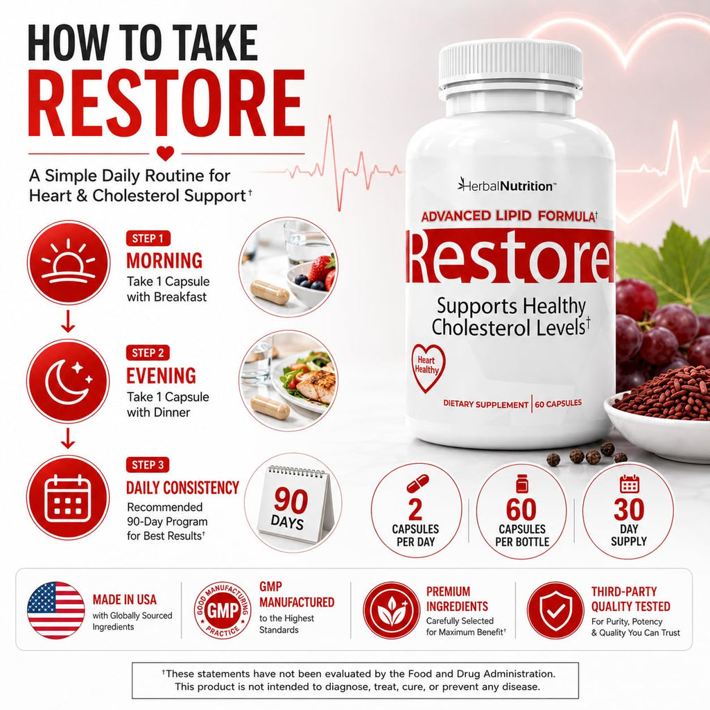 Herbal Nutrition Restore - Supports Healthy Cholesterol