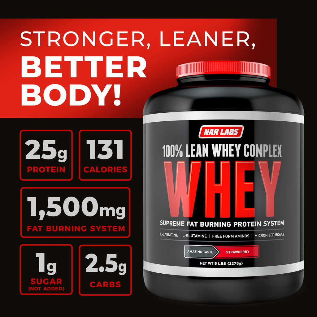 NAR LABS 100% Lean Whey Complex 5lbs