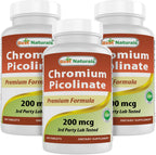 Best Naturals Chromium Picolinate 200 mcg - 720 Tablets