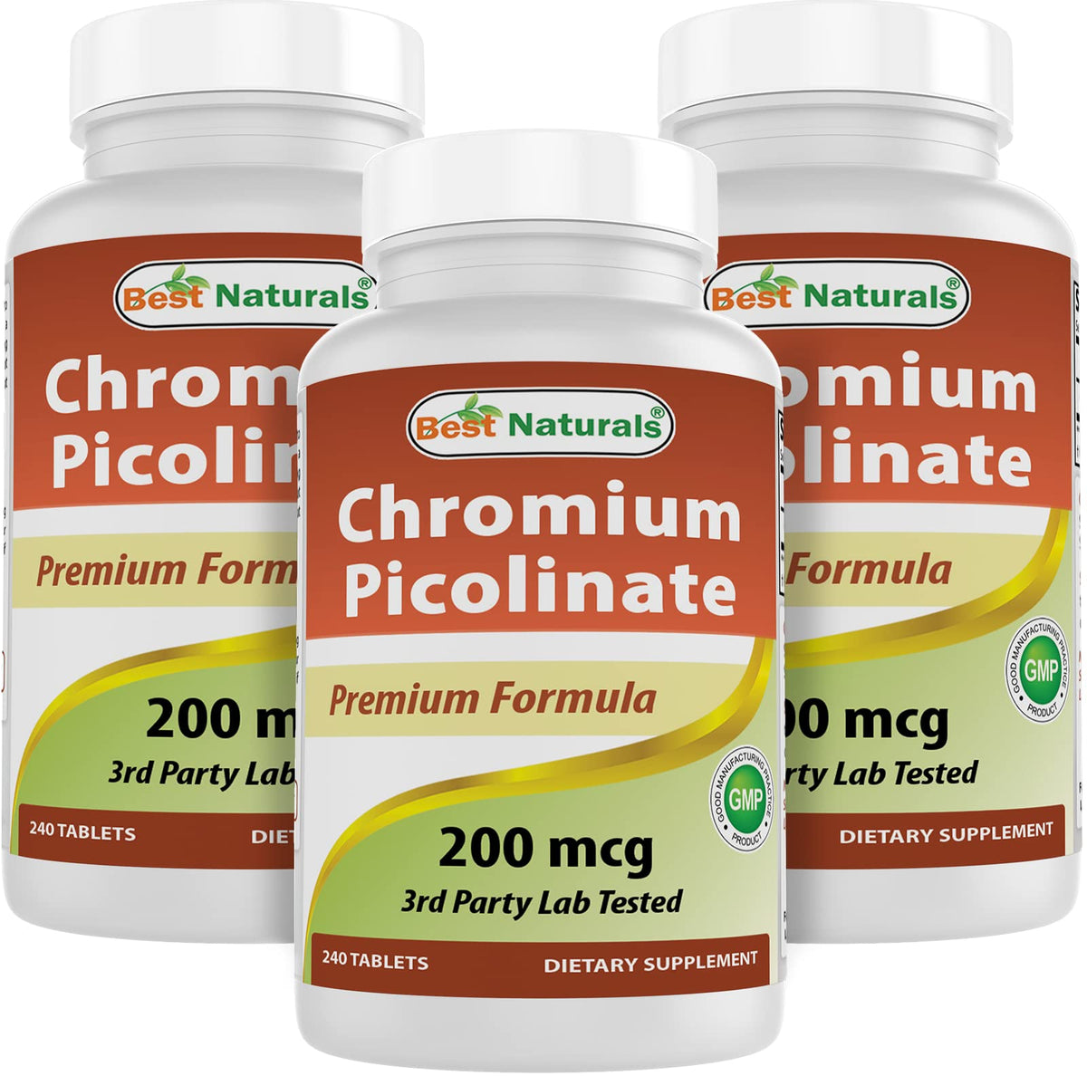 Best Naturals Chromium Picolinate 200 mcg - 720 Tablets