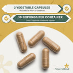 nootrimind Lions Mane Mushroom Supplement Capsules - 60 Count - image 6