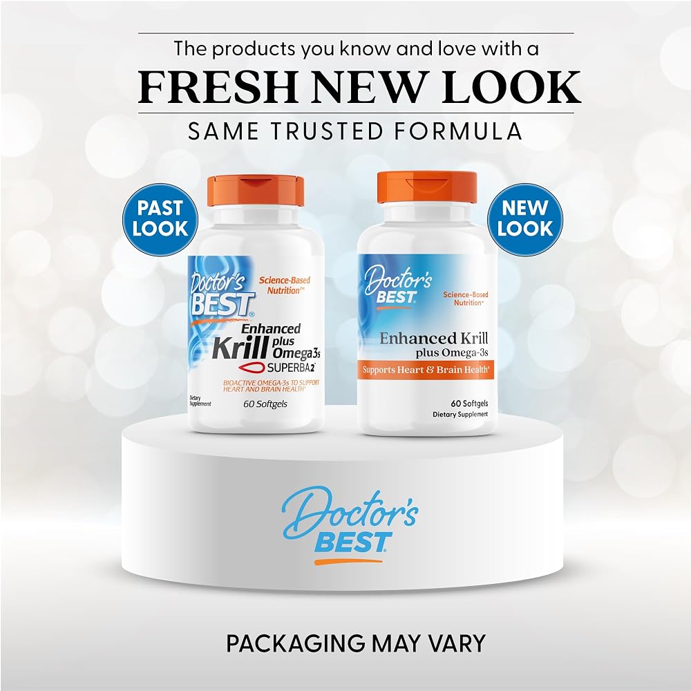 Doctor's BEST Antarctic Krill Oil Plus Omega-3s - 60 Softgels - image 2