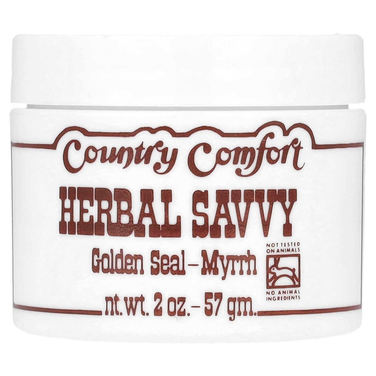 Country Comfort Herbal Savvy Goldenseal Myrrh Salve - 2 oz