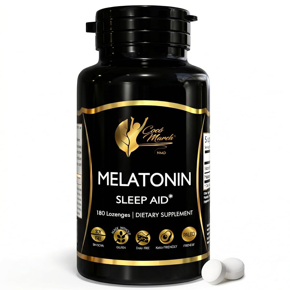 Cocó March N.M.D Melatonin 3 mg Chewable Tablets - 180 Lozenges