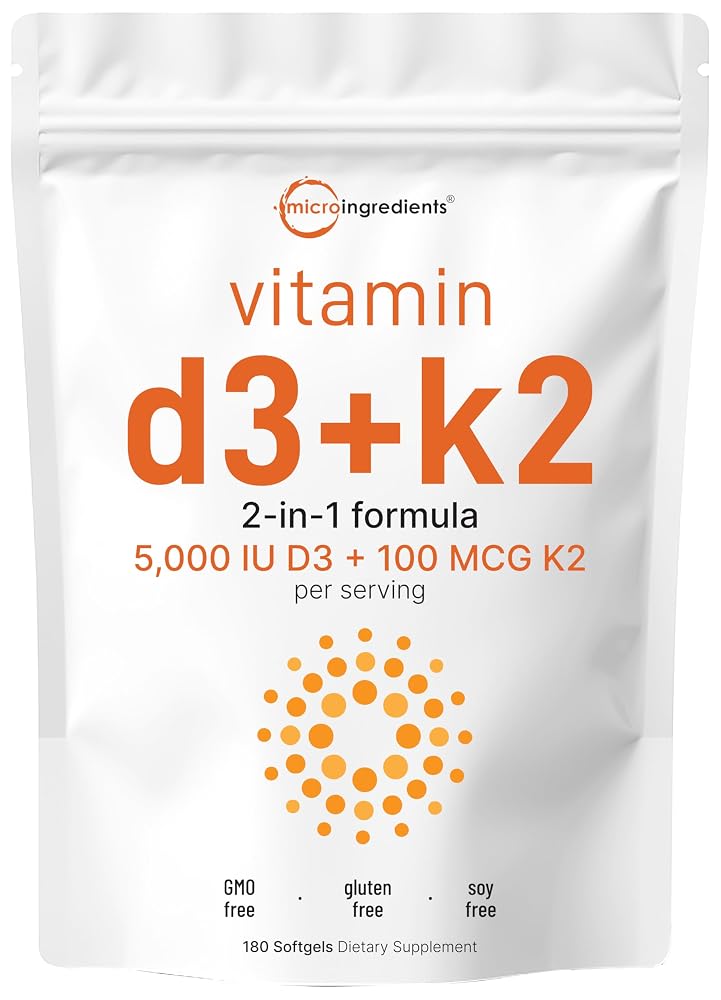 Micro Ingredients Vitamin D3 K2 5000IU Parent