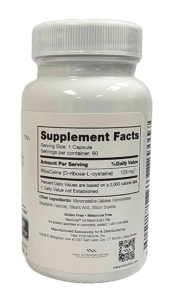 Max International Max One RiboCeine Supplement - 60 Vegetable Capsules - image 2