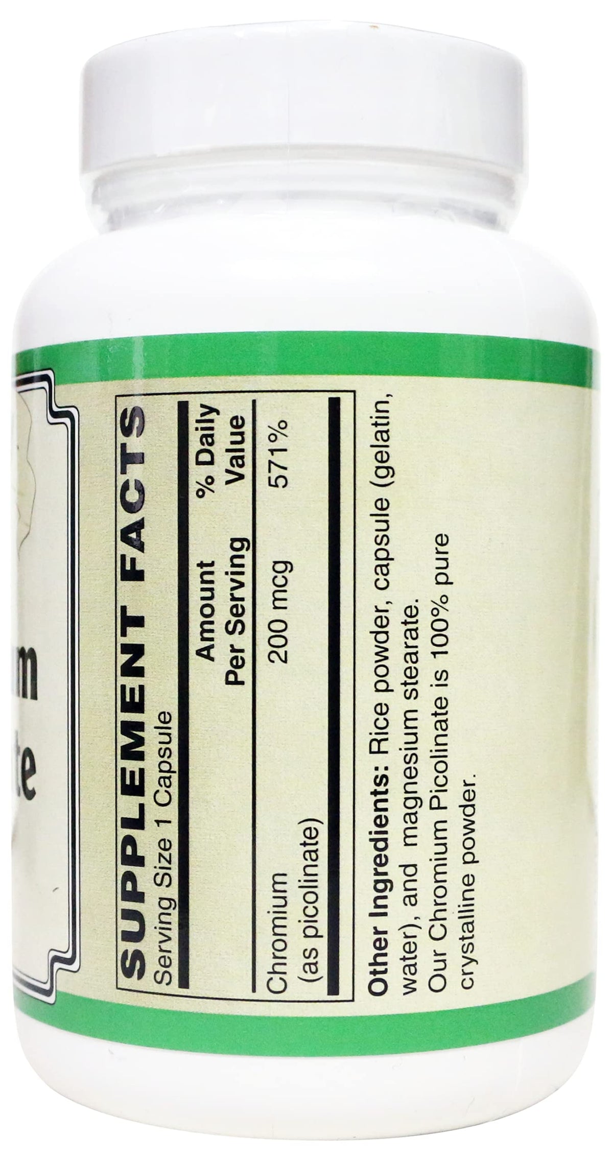 AlchePharma Chromium Picolinate 200 mcg - 90 Capsules - image 2