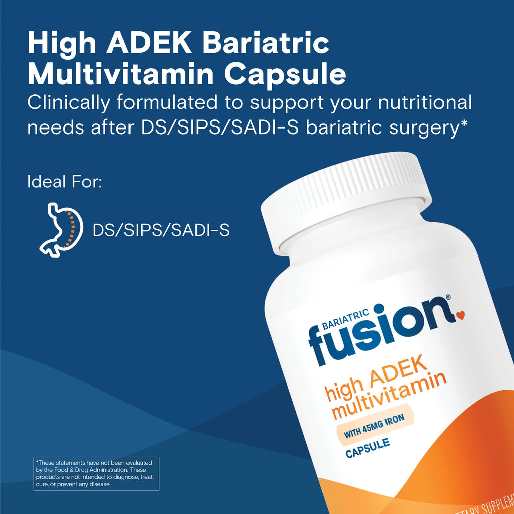 Bariatric Fusion High ADEK Multivitamin with Iron