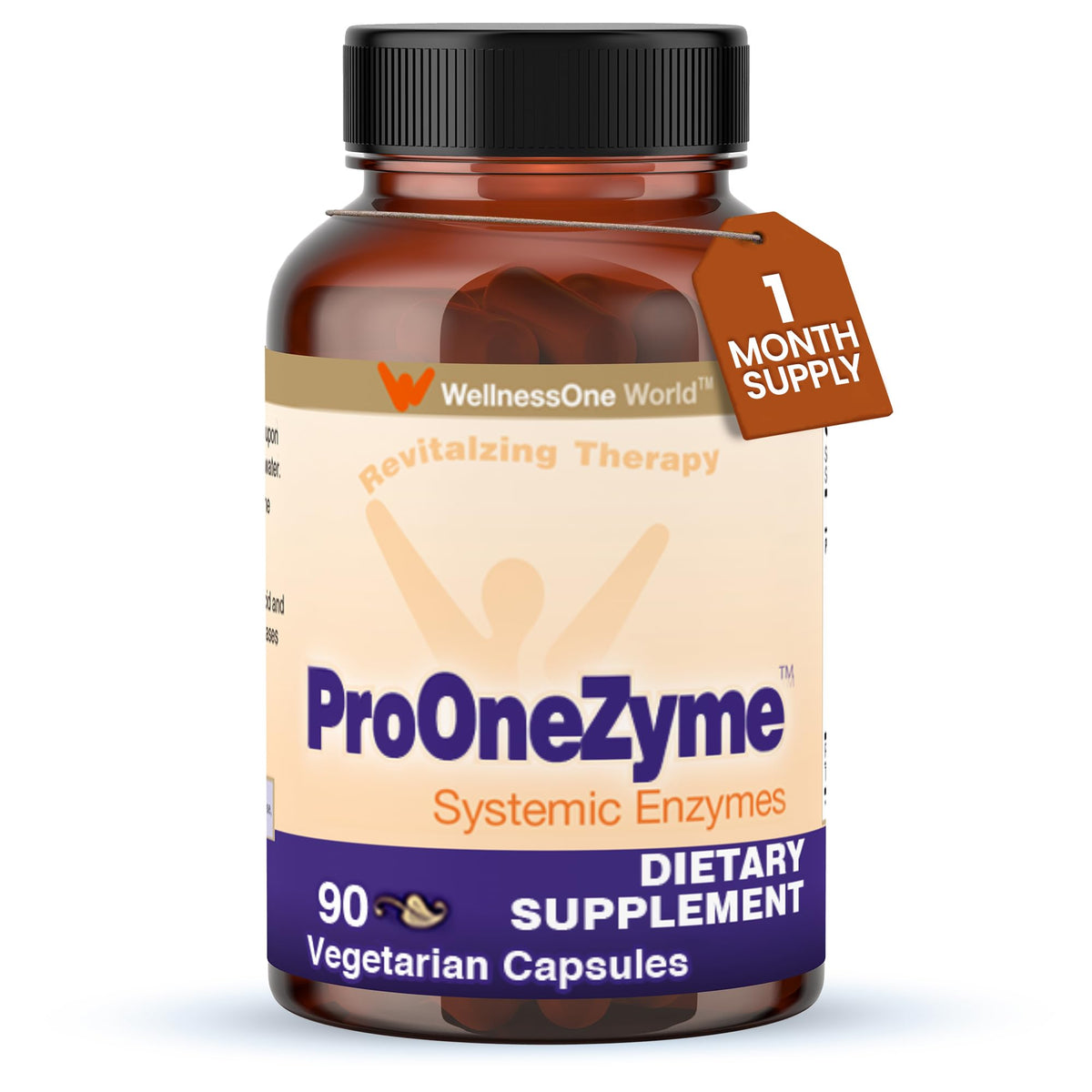 WellnessOne ProOneZyme Digestive Enzymes - 90 Capsules