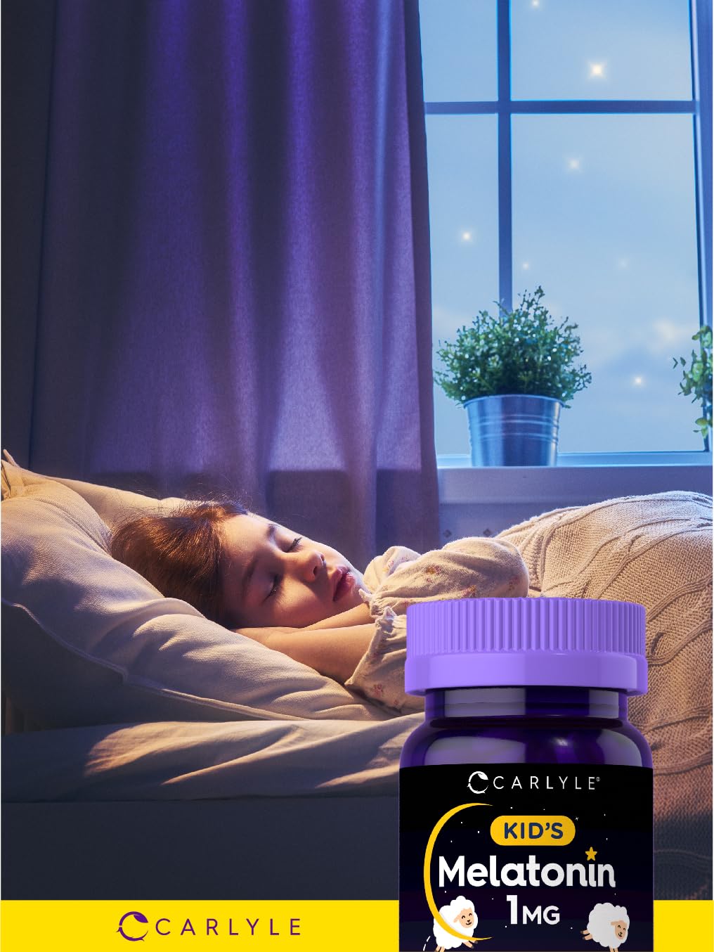 Carlyle Kids Melatonin 1mg - 120 Chewable Tablets - image 6