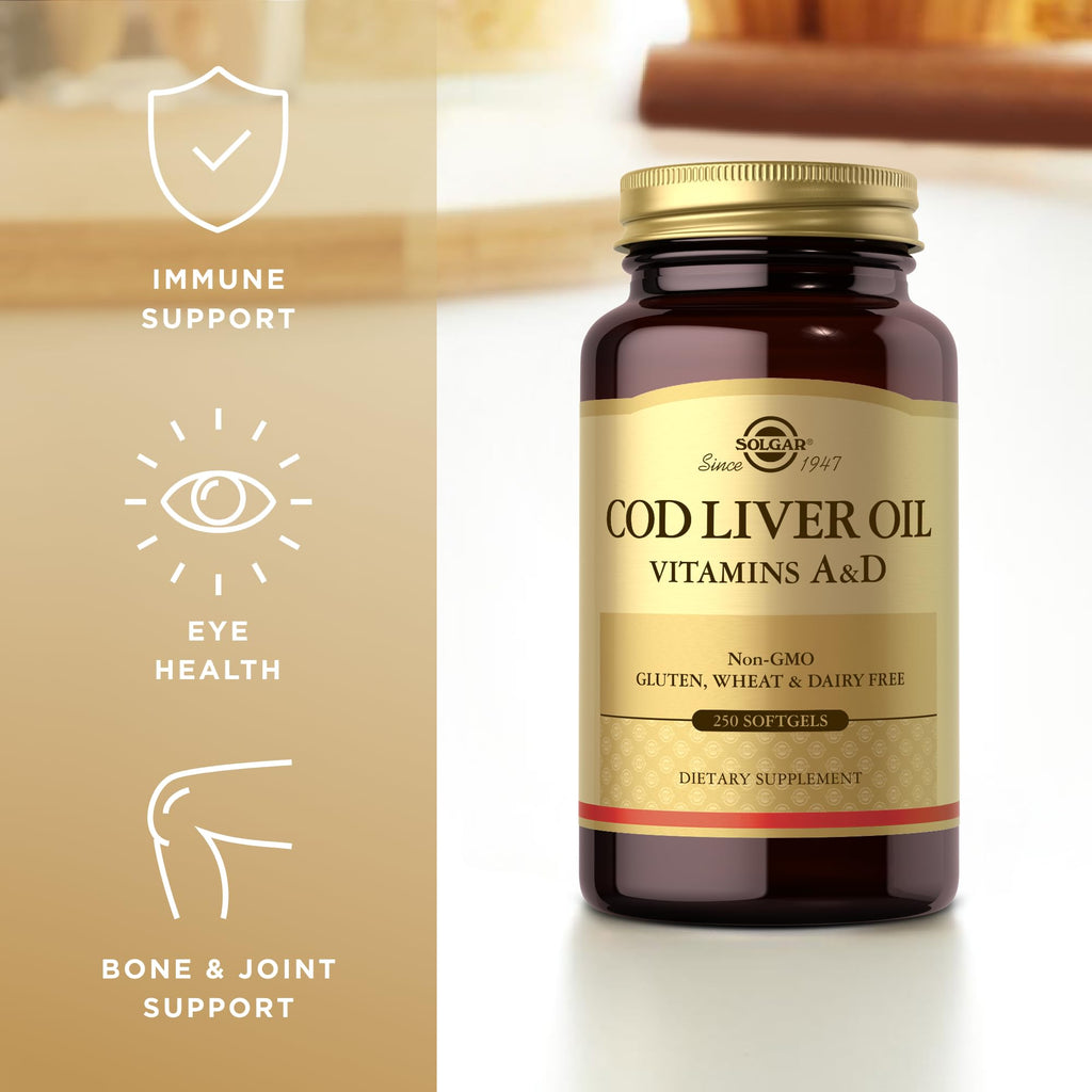 Solgar Cod Liver Oil - 250 Softgels - image 4
