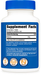 Nutricost Melatonin 5mg Fast Dissolve Tablets Mixed Berry - 240 Tablets - image 5