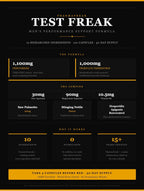 Pharmafreak Test Freak Testosterone Booster for Men - 120 Capsules - image 3
