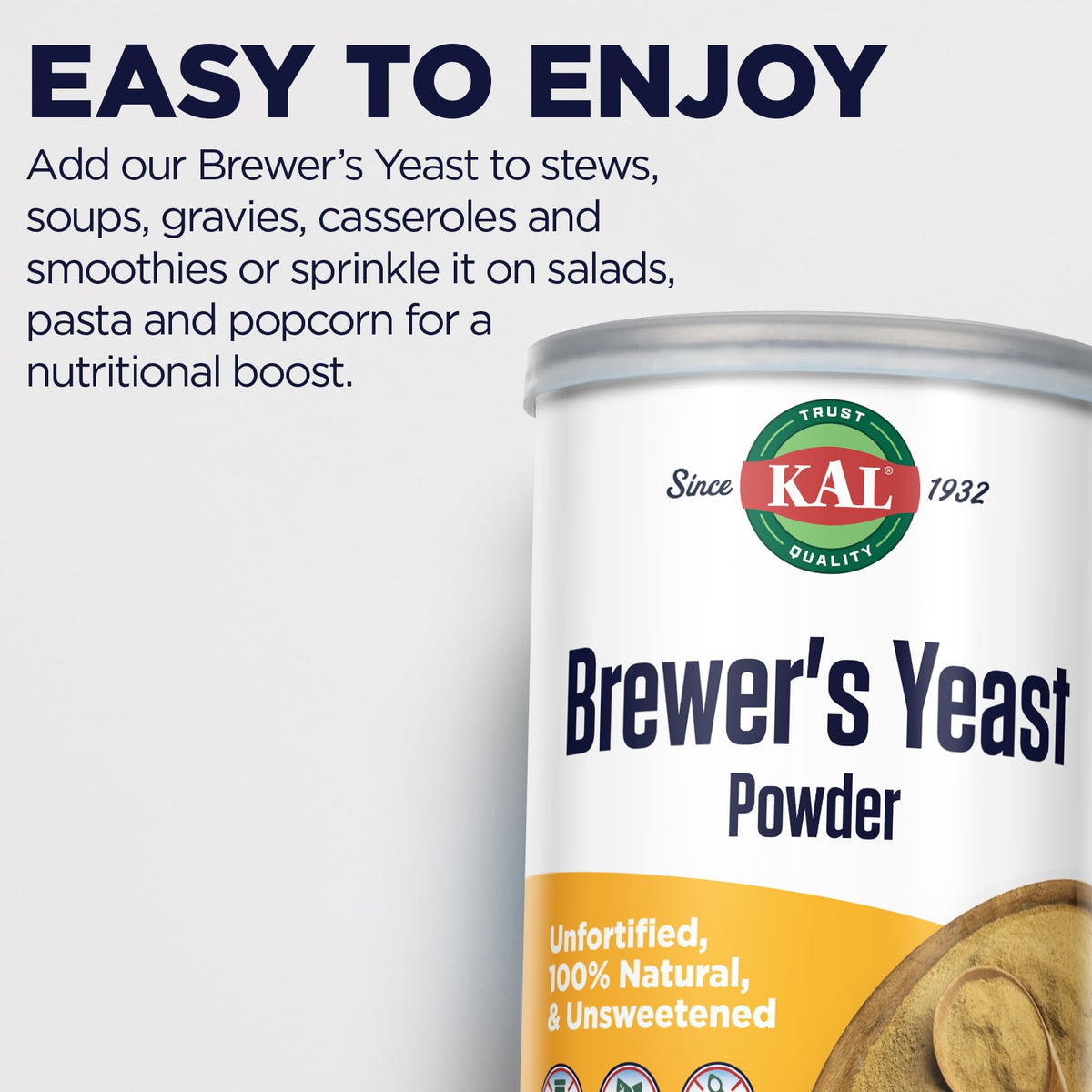 KAL Brewers Yeast Powder Unfortified - 7.4 oz - image 5