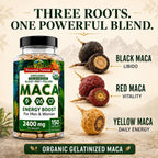 Peruvian Naturals Organic Maca Root Capsules for Energy - image 3