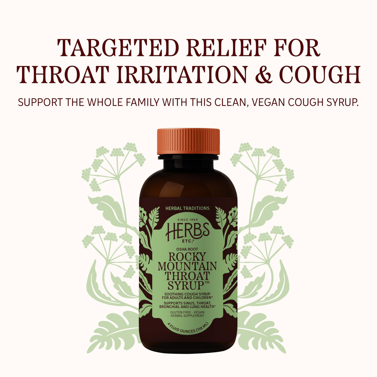 Herbs Etc. Rocky Mountain Throat Syrup Vegan - 4 fl oz - image 3