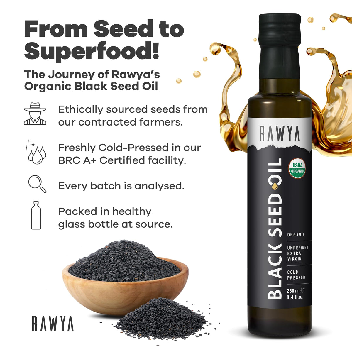 RAWYA Black Seed Oil