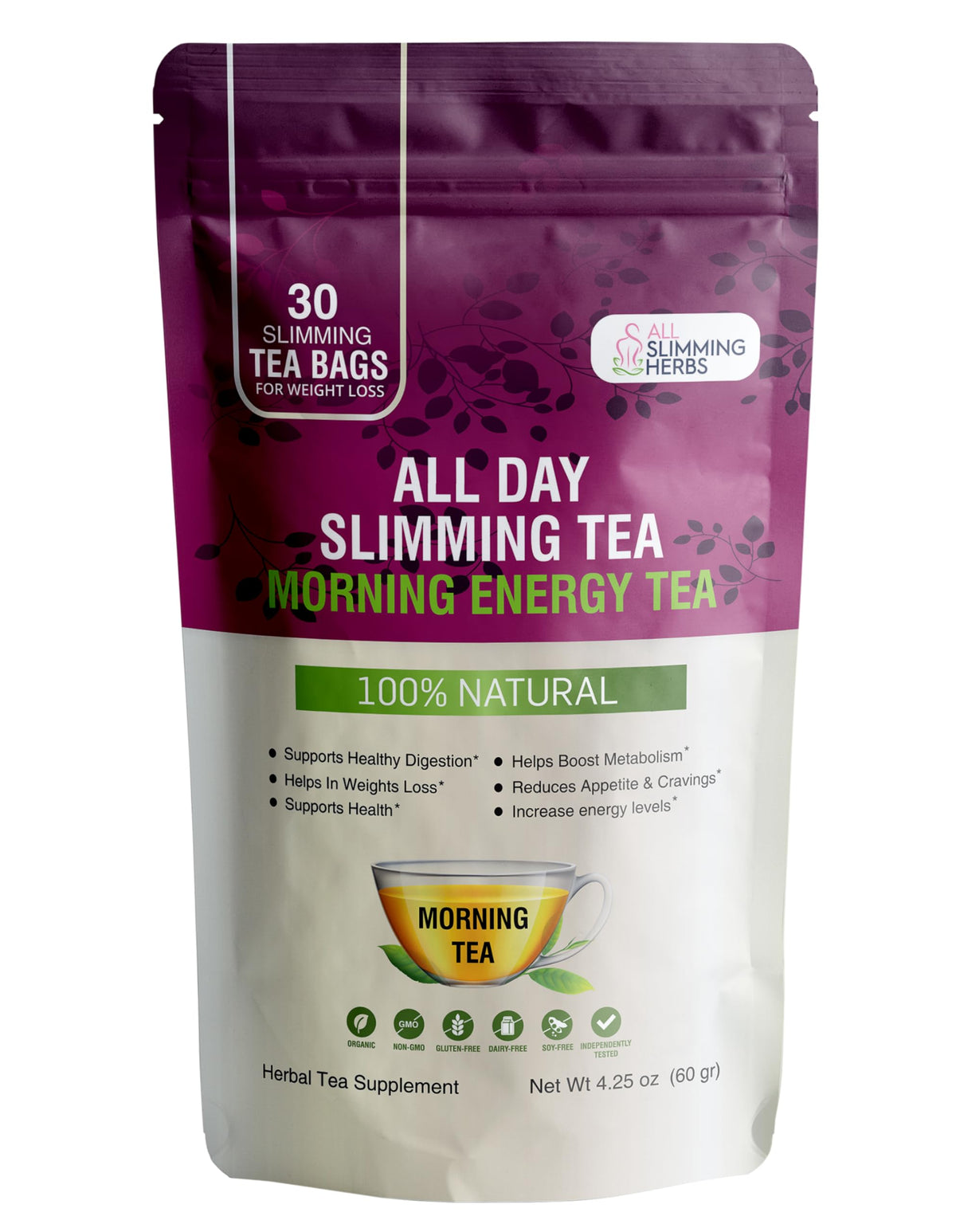 All Slimming Herbs Daytime Slimming Tea - 30 Teabags