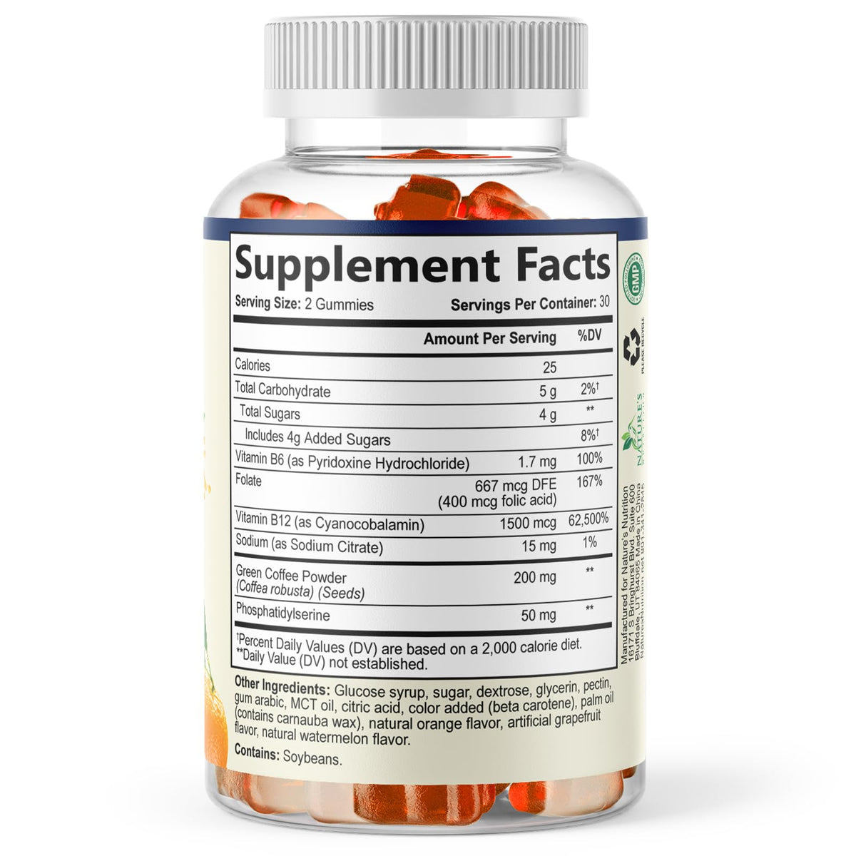 Nature's Nutrition Brain Supplement Gummies for Memory & Focus - 60 Gummies - image 9