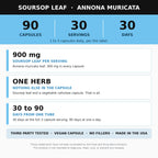 Alkaline Herb Soursop Leaf Supplement - 90 Capsules - image 3